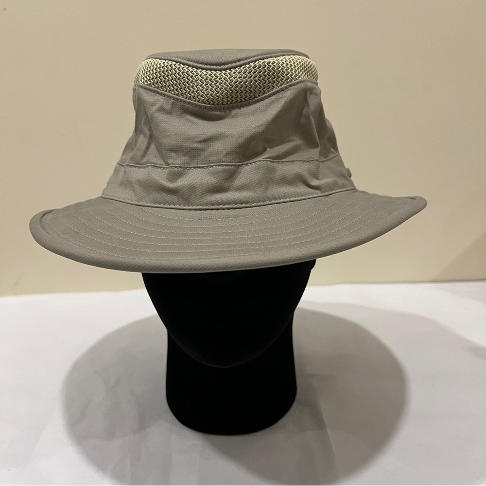 TILLEY MODEL T5MO ADVENTURE AIRFLO HAT - SIZE 7 3/8 - KHAKI BEIGE - UNISEX